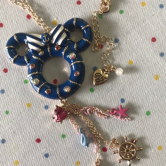 SOLD Betsey Johnson Disney Minnie Necklace NWOT - Picture 2 of 4
